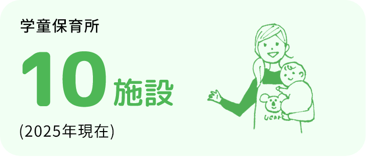 学童保育所10施設