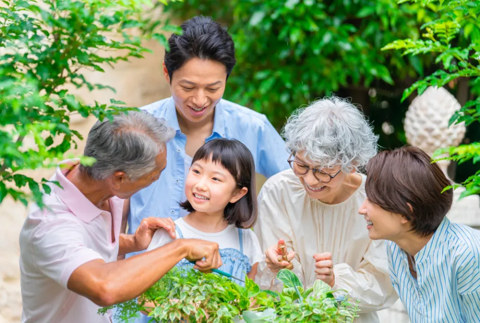 多世代コミュニティが、子どもの豊かな心を育む。